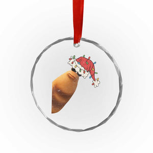 Marcus The Worm Christmas Crystal Glass Ornament Funny Internet Brainrot Meme TS10 Print Your Wear