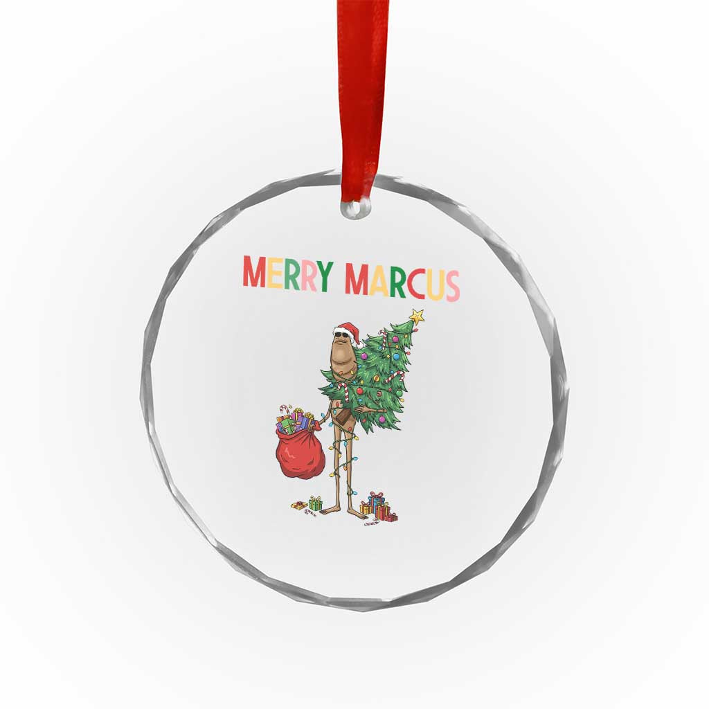 Marcus The Worm Christmas Meme Crystal Glass Ornament TS14 Print Your Wear