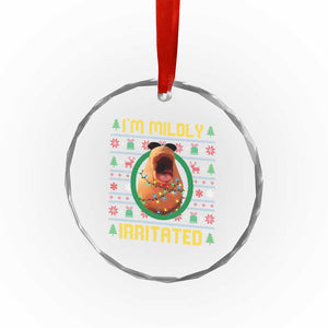 Marcus The Worm Christmas Meme Crystal Glass Ornament Funny Brain Rot Xmas TS14 Print Your Wear