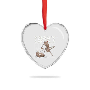 Marcus The Worm Christmas Meme Heart Crystal Glass Ornament Funny Brain Rot Gen Z TS14 Print Your Wear