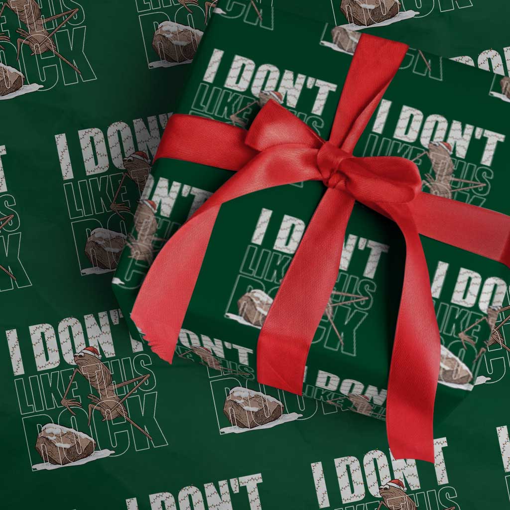 Marcus The Worm Christmas Meme Wrapping Paper Roll Funny Brain Rot Gen Z TS14 Green Print Your Wear