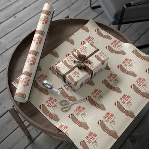 Marcus The Worm Christmas Meme Wrapping Paper Roll I Am Going To Fck You TS14 Beige Print Your Wear