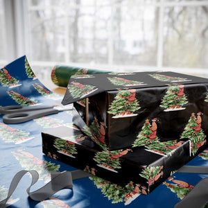 Marcus The Worm Christmas Wrapping Paper Roll Funny Brain Rot Meme TS10 Black Print Your Wear