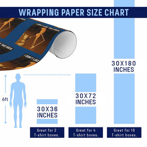 Marcus The Worm Christmas Wrapping Paper Roll I Don't Like This Rock Funny Meme TS10 Print Your Wear