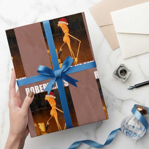 Marcus The Worm Christmas Wrapping Paper Roll Robert Its Pissing Me Off Xmas Meme TS10 Mocha Print Your Wear