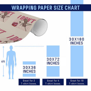 Marcus The Worm Funny Valentine Meme Wrapping Paper Roll I Don't Like This Valentine TS14 Print Your Wear