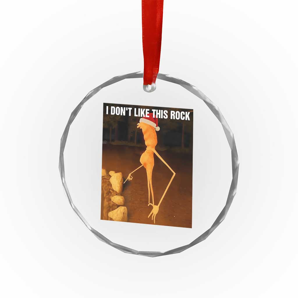 Marcus The Worm I Don't Like This Rock Crystal Glass Ornament TS10 Print Your Wear