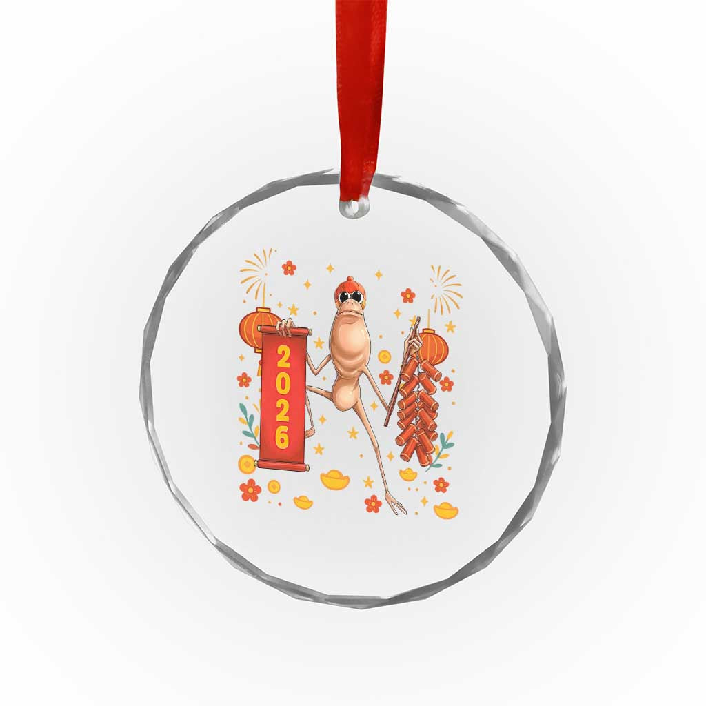 Marcus The Worm Lunar New Year Meme Crystal Glass Ornament Trendy Gag Gift TS12 Print Your Wear