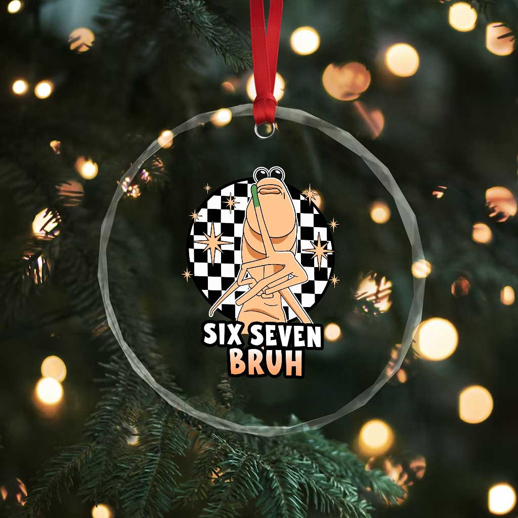 Marcus The Worm Meme Crystal Glass Ornament 67 Six Seven Gen Z Humor TS14 Print Your Wear