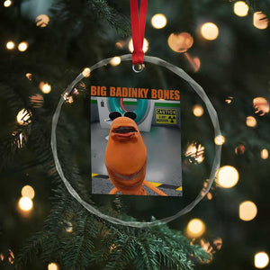 Marcus The Worm Meme Crystal Glass Ornament Big Badinky Bones TS14 Print Your Wear