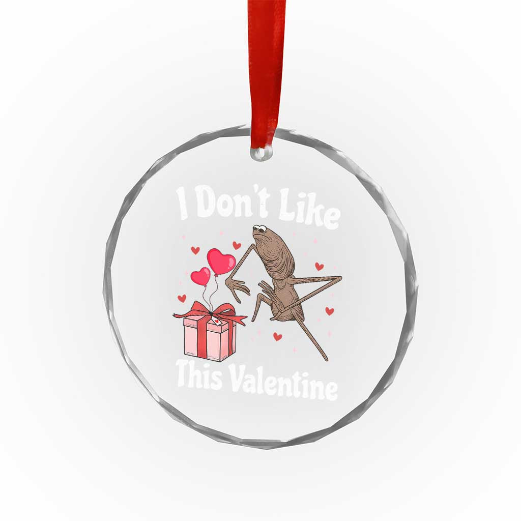 Marcus The Worm Meme Crystal Glass Ornament Funny Anti Valentines Day Sarcastic TS14 Print Your Wear