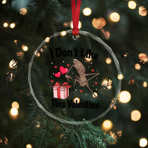 Marcus The Worm Meme Crystal Glass Ornament I Do Not Like This Valentine TS14 Print Your Wear