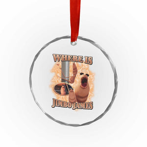 Marcus The Worm Meme Crystal Glass Ornament Where Is Jimbo James TS14 Print Your Wear