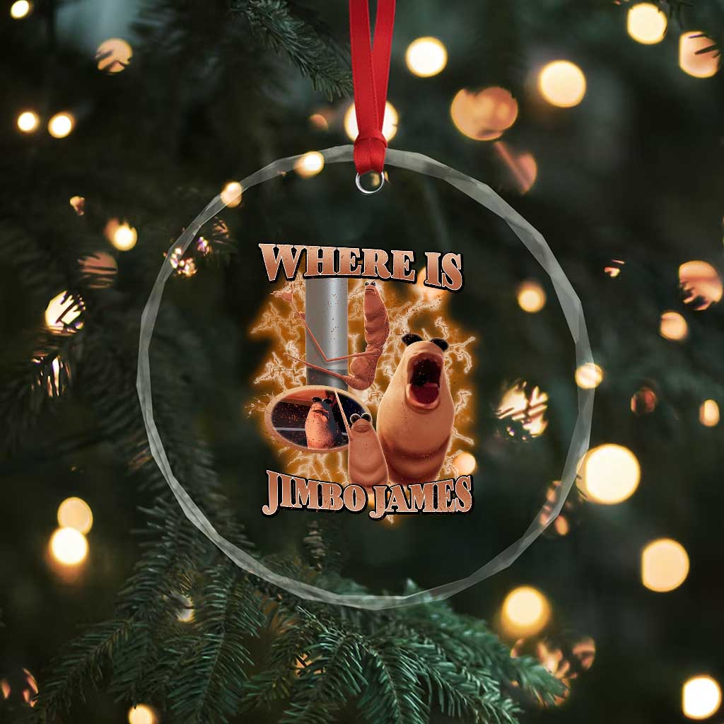 Marcus The Worm Meme Crystal Glass Ornament Where Is Jimbo James TS14 Print Your Wear