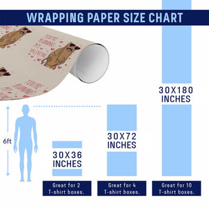 Marcus The Worm Meme Wrapping Paper Roll Funny Anti Valentines Day TS14 Print Your Wear