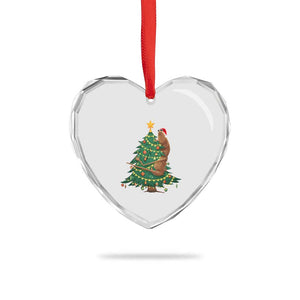 Marcus The Worm Meme Funny Christmas Heart Crystal Glass Ornament TS14 Print Your Wear