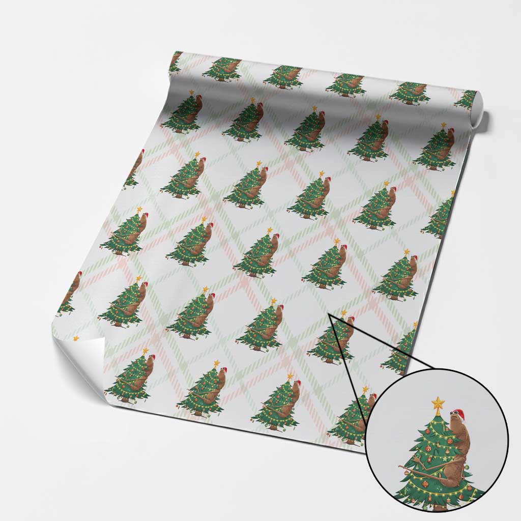 Marcus The Worm Meme Funny Christmas Wrapping Paper Roll TS14 Christmas Plaid Print Your Wear