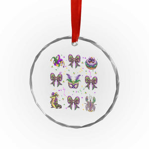 Mardi Gras Coquette Crystal Glass Ornament Glitter Print Louisiana New Orleans Party Custume Beads TS10 Print Your Wear