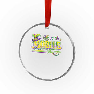 Mardi Gras Mobile Alabama AL Carnival Beads Crystal Glass Ornament TS11 Print Your Wear