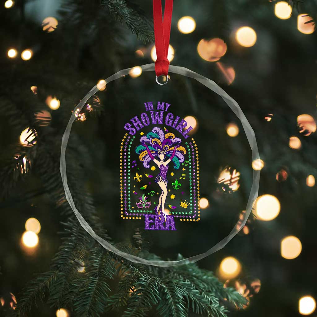 Mardi Gras Queen Crystal Glass Ornament In My Showgirl Era TS14 Print Your Wear