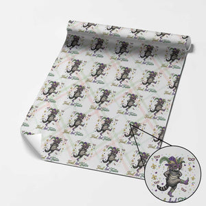 Mardi Gras Raccoon Wrapping Paper Roll Feral And Festive TS14 Christmas Plaid Print Your Wear