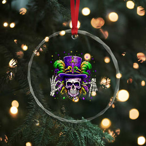 Mardi Gras Skull 67 Six Seven Meme New Orleans Witch Doctor Voodoo Crystal Glass Ornament TS11 Print Your Wear