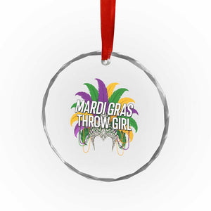 Mardi Gras Throw Girl Crystal Glass Ornament Funny New Orleans Carnival Headdress Beads TS11 Print Your Wear