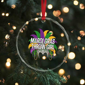 Mardi Gras Throw Girl Crystal Glass Ornament Funny New Orleans Carnival Headdress Beads TS11 Print Your Wear