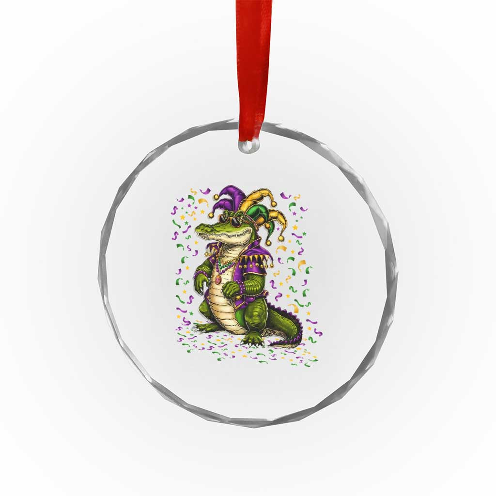 Mardigator Mardi Gras Crystal Glass Ornament Alligator Louisiana New Orleans Party Custume Beads TS10 Print Your Wear