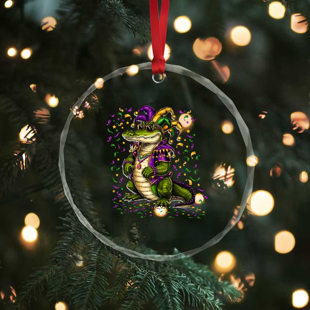 Mardigator Mardi Gras Crystal Glass Ornament Alligator Louisiana New Orleans Party Custume Beads TS10 Print Your Wear