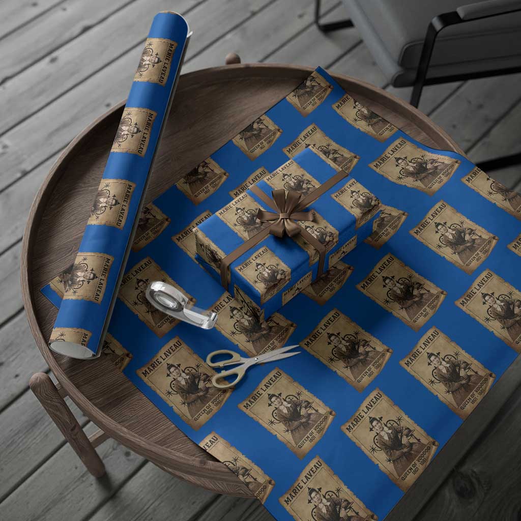 Marie Laveau Wrapping Paper Roll Queen Of Voodoo New Orleans Hoodoo Rootwork TS11 Blue Print Your Wear