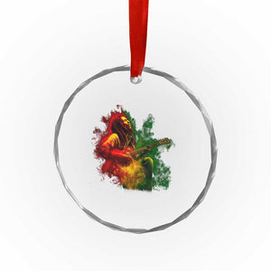 Marley Guitarist Crystal Glass Ornament Smoke Cannabis Leaf 420 Rastafari Rasta Reggae Music TS10 Print Your Wear