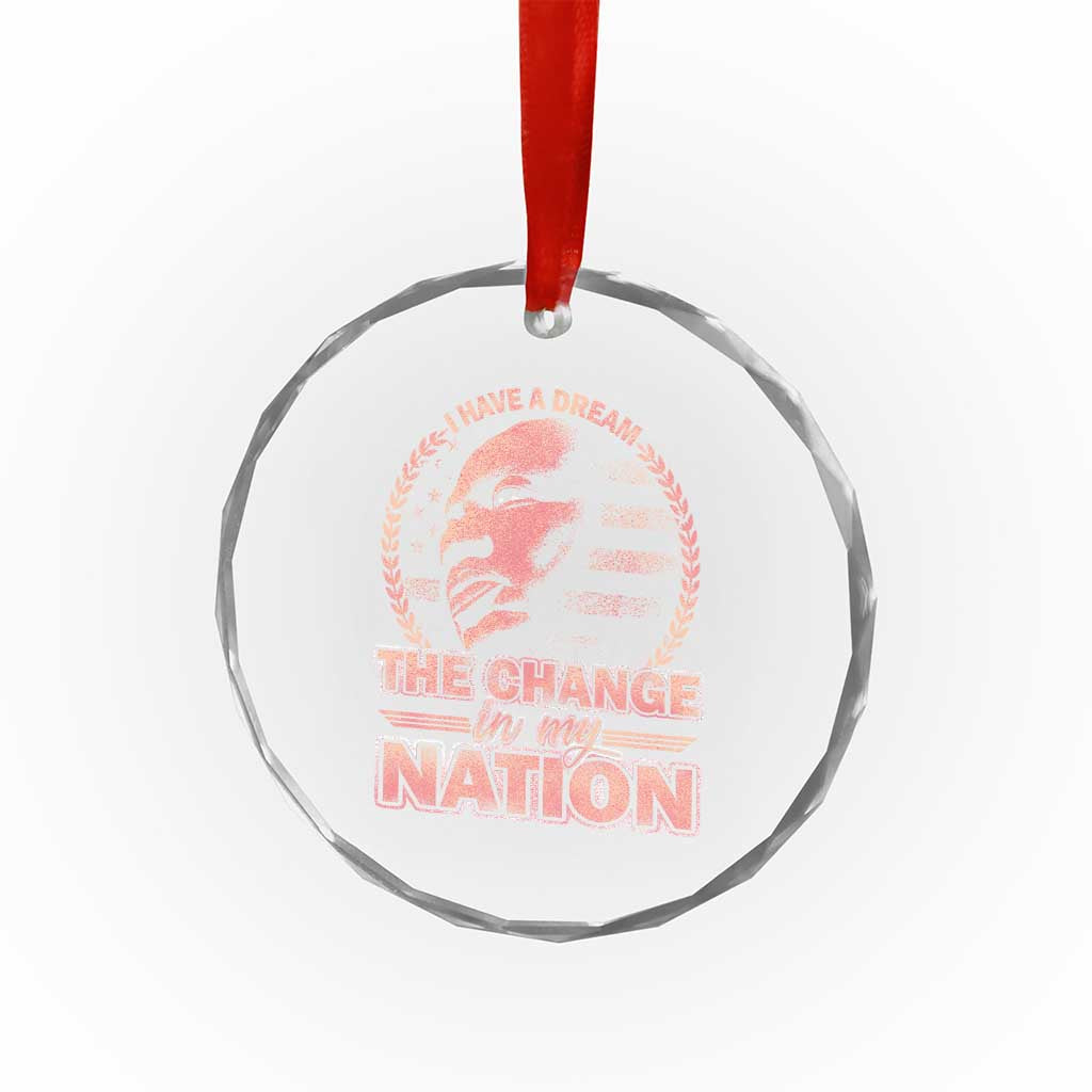 Martin Luther King Crystal Glass Ornament Retro Black History Month Civil Rights TS10 Print Your Wear