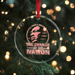 Martin Luther King Crystal Glass Ornament Retro Black History Month Civil Rights TS10 Print Your Wear