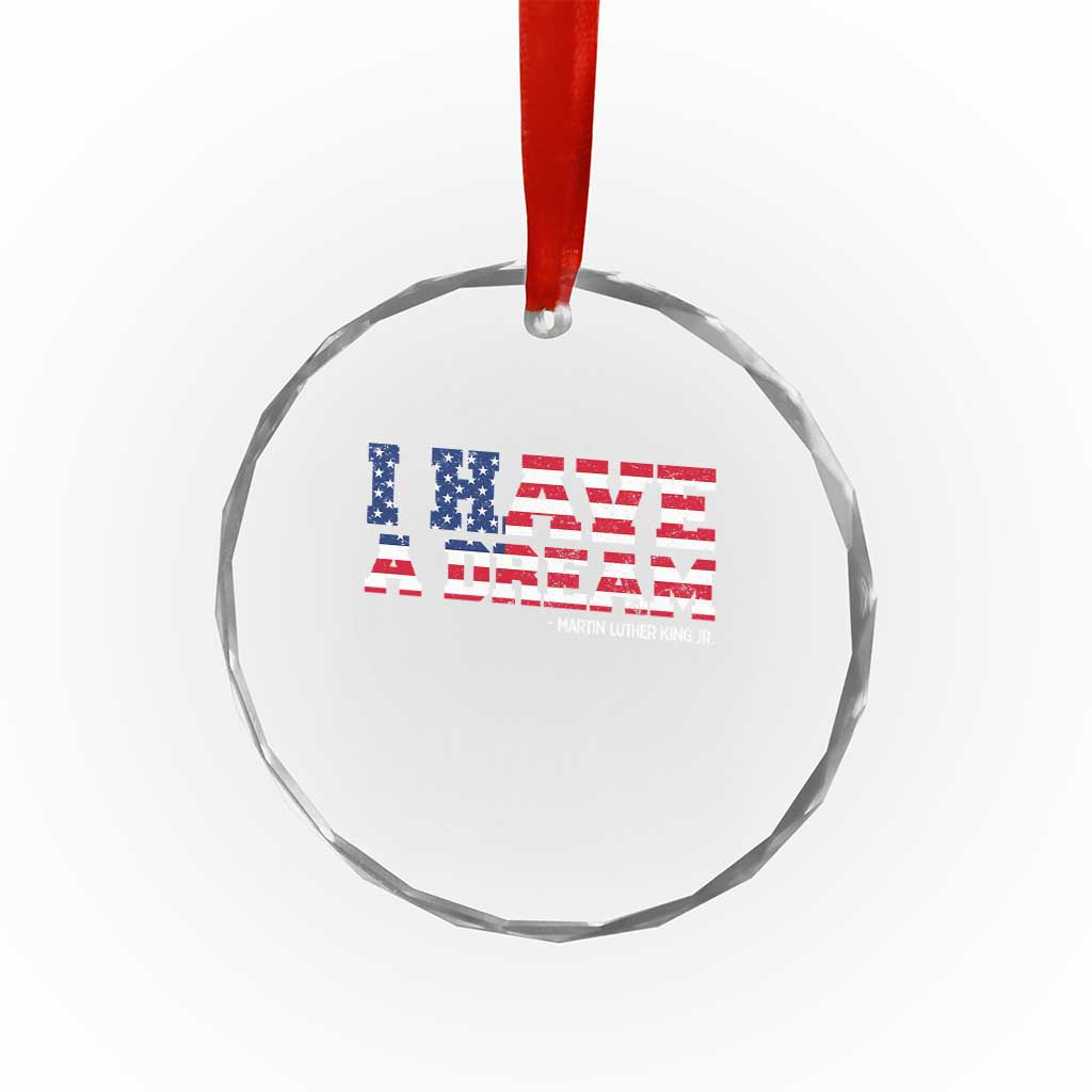 Martin Luther King Jr Crystal Glass Ornament Black History African American TS14 Print Your Wear