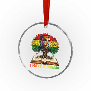 Martin Luther King Jr Crystal Glass Ornament Black History Month Melanin African TS14 Print Your Wear