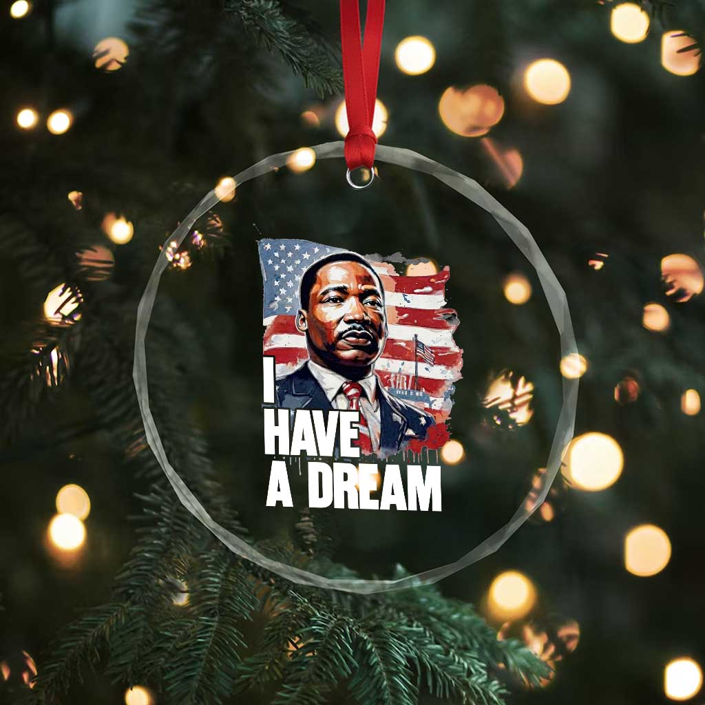 Martin Luther King Jr Crystal Glass Ornament I Have A Dream TS14 Print Your Wear