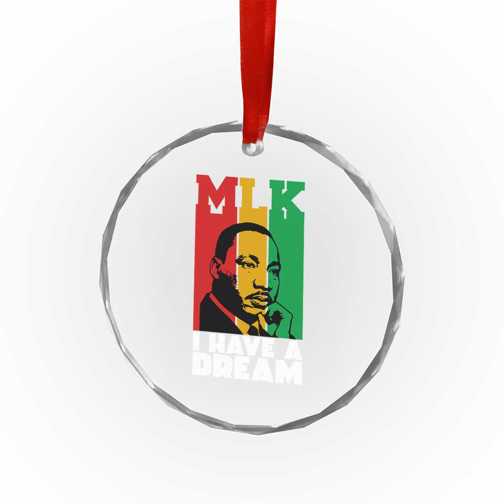 Martin Luther King Jr Crystal Glass Ornament I Have Dream MLK Quote TS14 Print Your Wear