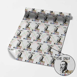 Martin Luther King Jr Wrapping Paper Roll The Only King An America TS14 Christmas Plaid Print Your Wear