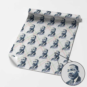 Martin Luther King Jr Wrapping Paper Roll We Still Have A Dream TS14 Christmas Plaid Print Your Wear