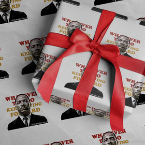Martin Luther King Jr Wrapping Paper Roll Whatever You Do Keep Moving Forward TS14 White Print Your Wear