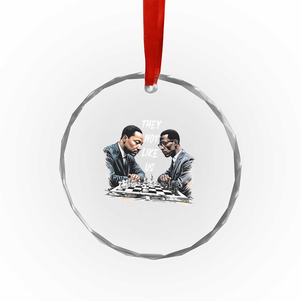Martin Luther King Malcolm X Crystal Glass Ornament They Not Like Us Black Leaders TS11 Print Your Wear