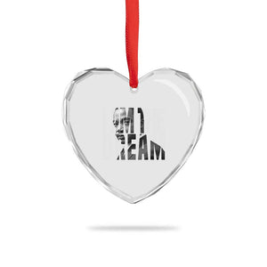 Martin Luther King MLK Day Heart Crystal Glass Ornament I Am The Dream Black King Power Black History Month TS02 Print Your Wear