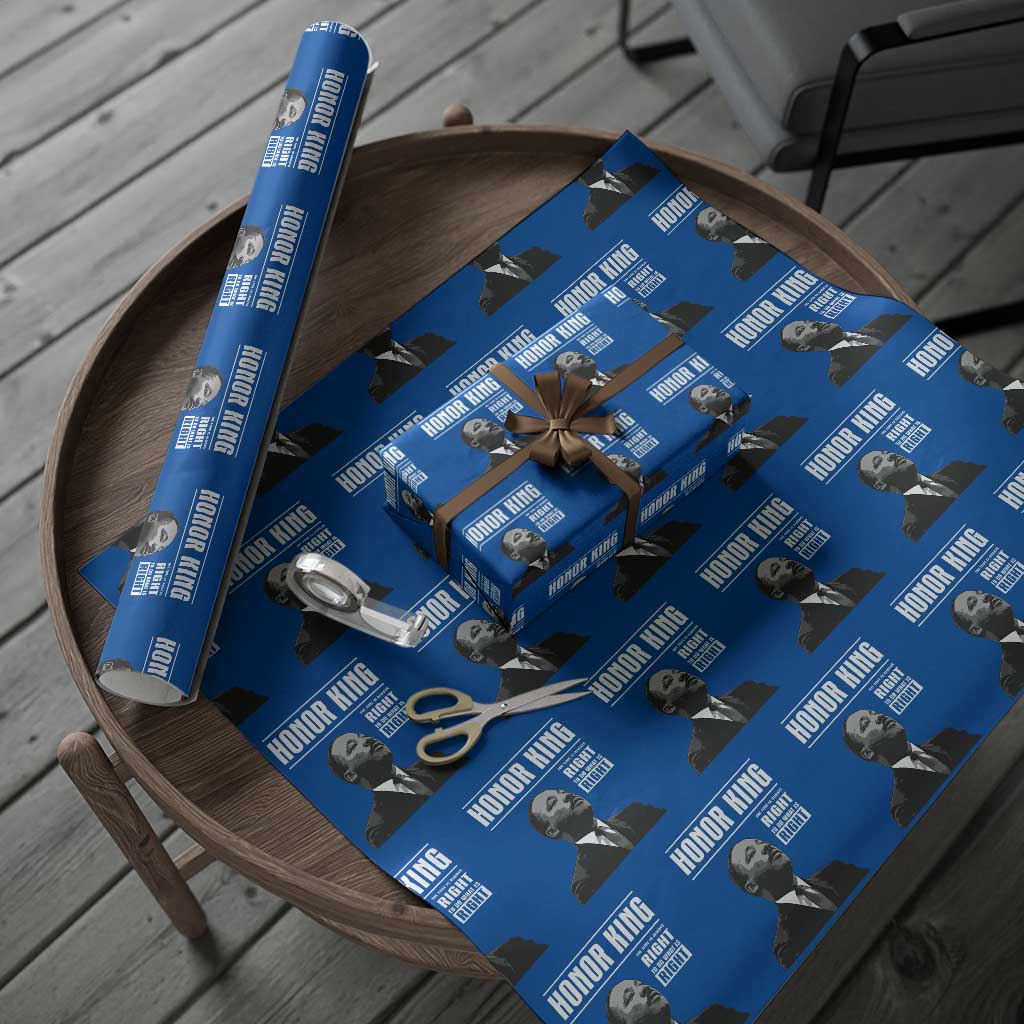 Martin Luther King Wrapping Paper Roll The Time Is Always Right To Do What Is Right TS10 Blue Print Your Wear
