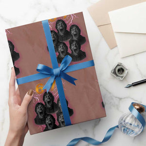 Mason 6 7 Meme Graphic Wrapping Paper Roll Six Seven 67 Meme Horror Edit Bootleg TS02 Mocha Print Your Wear