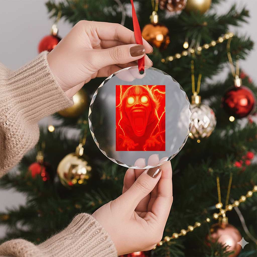 Mason 67 Devil Edit Graphic Crystal Glass Ornament Viral 6 7 Possession Six Seven Meme TS02 Print Your Wear
