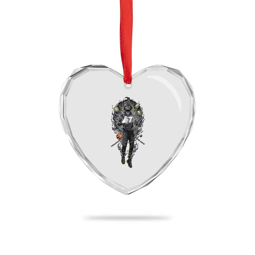 Mason 67 Energy Overload Heart Crystal Glass Ornament Six Seven Meme Lightning Horror Devil Edit TS02 Print Your Wear