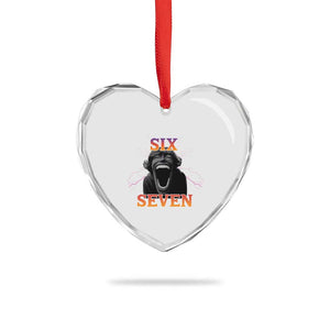 Mason 67 Kid Meme Heart Crystal Glass Ornament Devil Edit Viral Six Seven Scream TS02 Print Your Wear