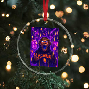 Mason 67 Meme Graphic Crystal Glass Ornament Glowing Eyes Devil Edit 6 7 Viral Six Seven Scream TS02 Print Your Wear