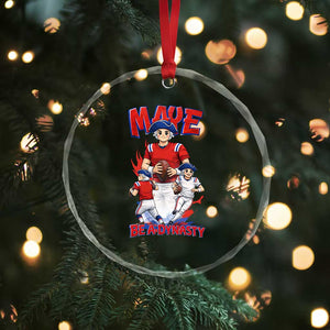 Maye Be A Dynasty Crystal Glass Ornament Funny QB Football Fan TS12 Print Your Wear